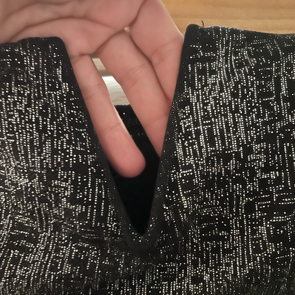 Black and silver dress. Look amazing.